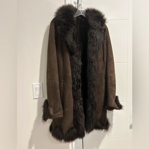 Shearling coat size 38